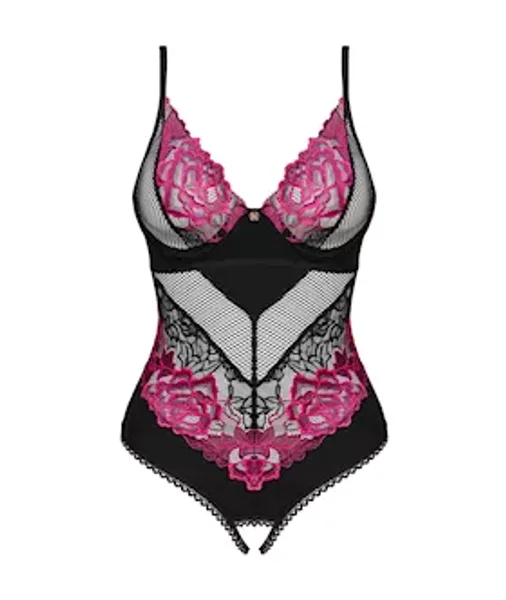 Obsessive Rosenty Crotchless Teddy — image 8 of 10