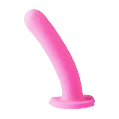 nood colours dual density dildo with heart shaped base