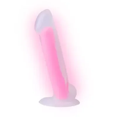 nood colours glow in the dark dildo with balls