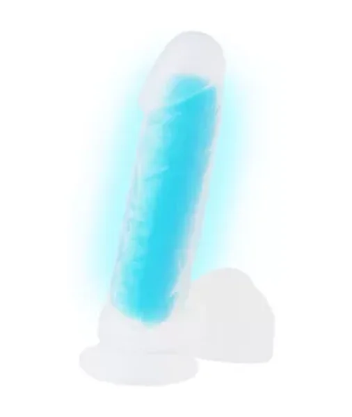Nood Colours Glow In The Dark Dildo With Balls — image 21 of 24