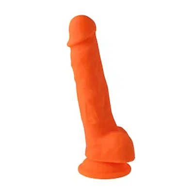 nood colours realistic dual density dildo with balls