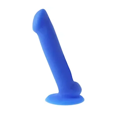 nood colours glitter dual density dildo with balls
