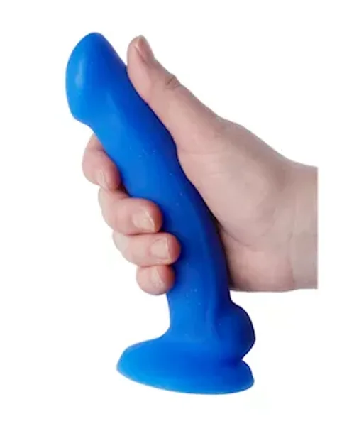 Nood Colours Glitter Dual Density Dildo With Balls — image 4 of 4