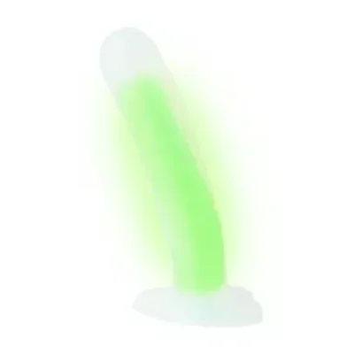 nood colours glow in the dark dildo with heart shaped base
