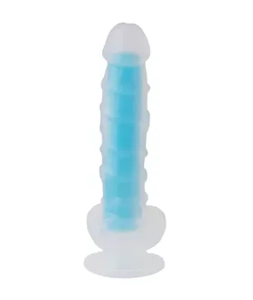 Nood Colours Glow In The Dark Veiny Dildo With Balls — image 9 of 10