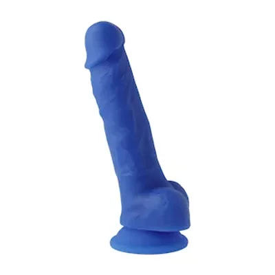 nood colours realistic glitter dual density dildo with balls