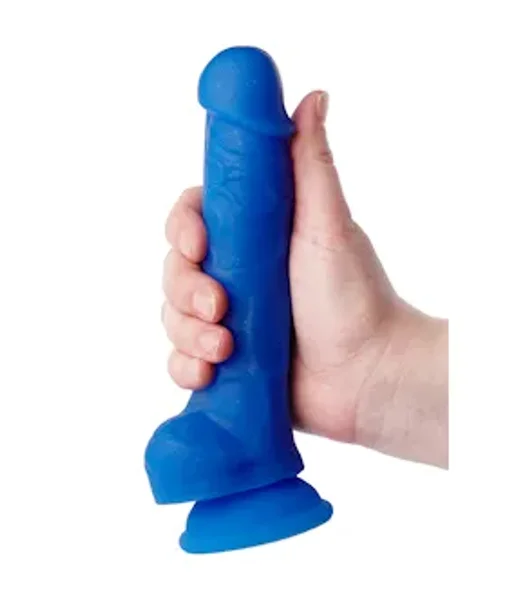 Nood Colours Realistic Glitter Dual Density Dildo With Balls — image 4 of 4
