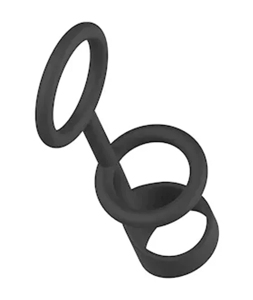 Nood Hat Trick Triple Cock Ring — image 2 of 5