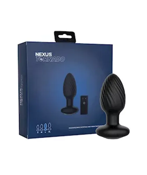 Nexus Tornado Rotating Vibrating Butt Plug — image 2 of 16