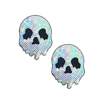 booyah holographic ghost nipple cover pasties