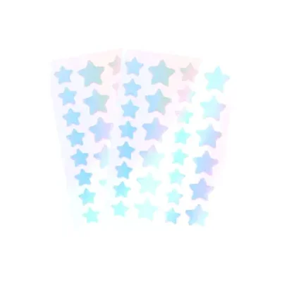 unicorn wishes holographic iridescent star hydrocolloid acne pimple stickers spotstix 56pk