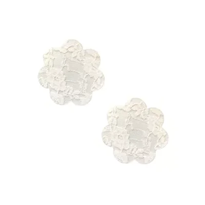 white lace back to baesics petal nipple cover pasties