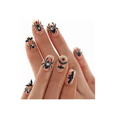 morticias marvels glitter creepy crawly nail stickers