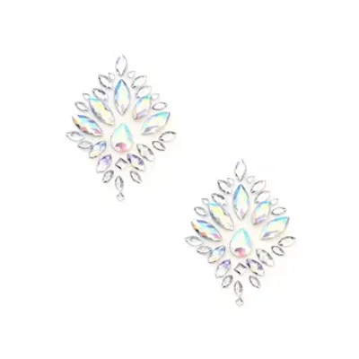 stardust iridescent crystal jewel nipple pasties