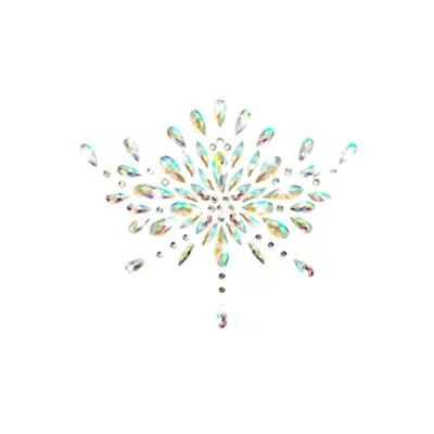 fairy kisses iridescent crystal jewel body sticker