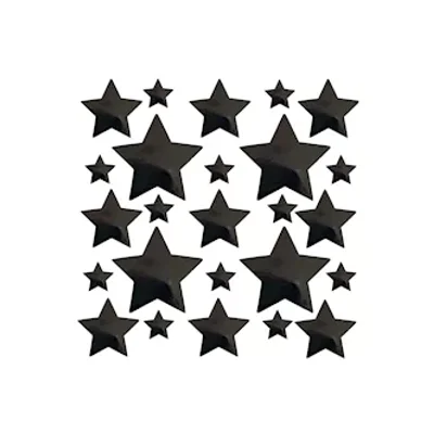 dom squad wet vinyl black starry nights nipple sticker crop top