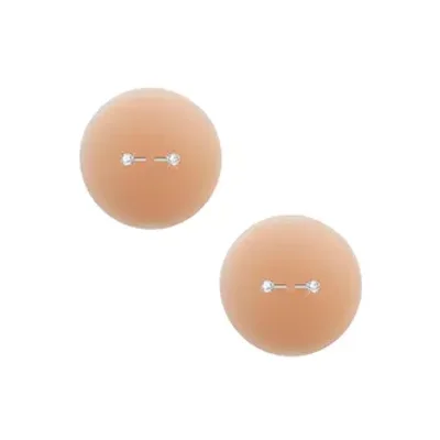 peek a boo piercing bling reusable silicone nipple pasties