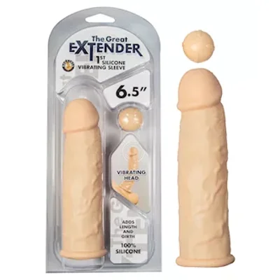 the great extender silicone vibrating sleeve 65 inch