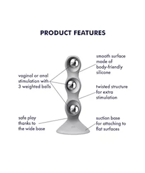 Satisfyer Triple Ball-r Plug — image 8 of 10