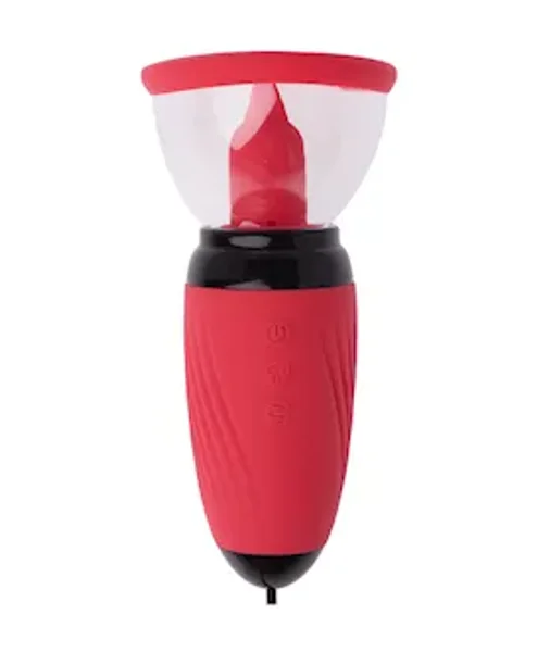 Play Swirling Suction Cup Vibrator With Bullet — image 2 of 4