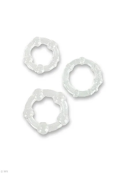 California Exotic Silicone Cock Rings (set of 3) — image 3 of 3