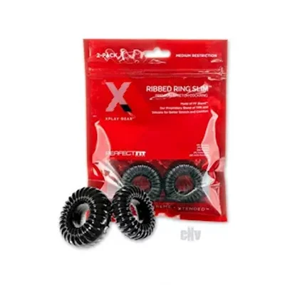 xplay pf blend pack ribbed slim ring 2pk
