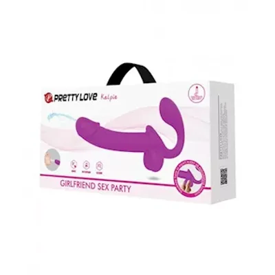 pretty love kelpie squirting strapless strap on fuchsia