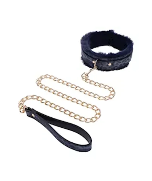Sex And Mischief Cougar Fur Collar And Leash — image 3 of 5