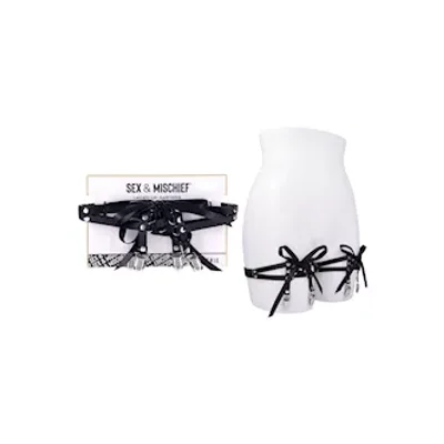 sex mischief laced up garters