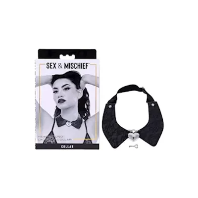 sm heartbound lace day collar