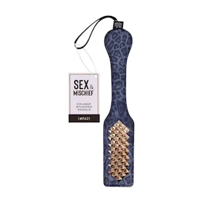 sex and mischief cougar studded paddle