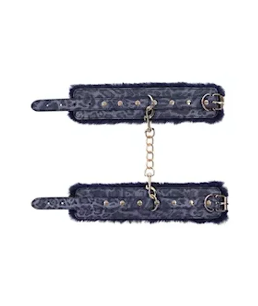 Sex And Mischief Cougar Fur Handcuffs — image 3 of 4