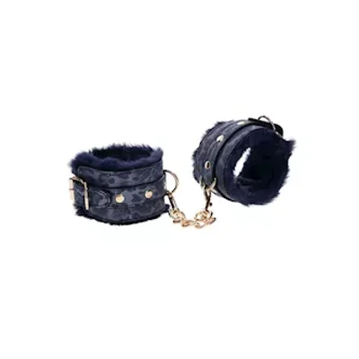sex and mischief cougar fur handcuffs