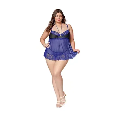 the romantic two piece babydoll set