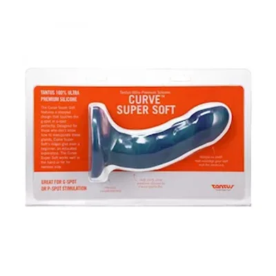 tantus curve dildo soft malachite