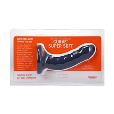 tantus curve dildo medium firm sapphire