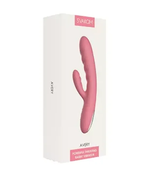 Svakom Avery Thrusting Rabbit Vibrator — image 2 of 8