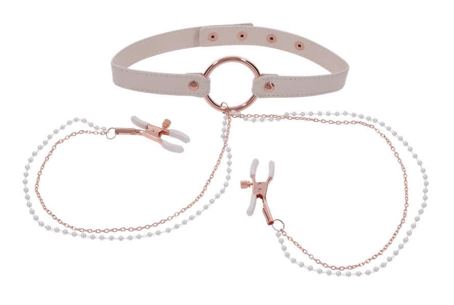 Peaches N Creame Collar With Nipple Clamps — image 11 of 14