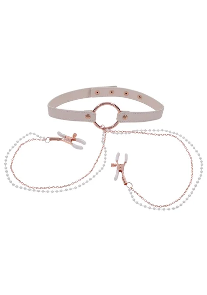 Peaches N Creame Collar With Nipple Clamps — image 6 of 9