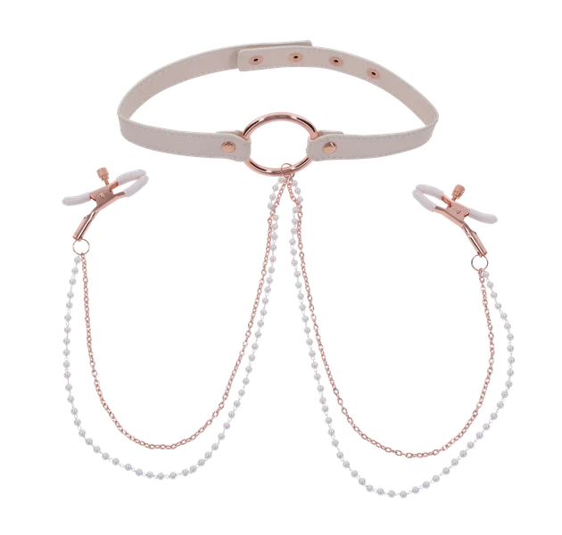 Peaches N Creame Collar With Nipple Clamps — image 18 of 25