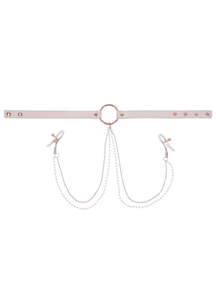 Peaches N Creame Collar With Nipple Clamps — image 8 of 9