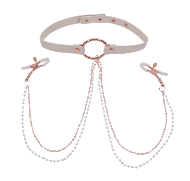 Peaches N Creame Collar With Nipple Clamps — image 23 of 25