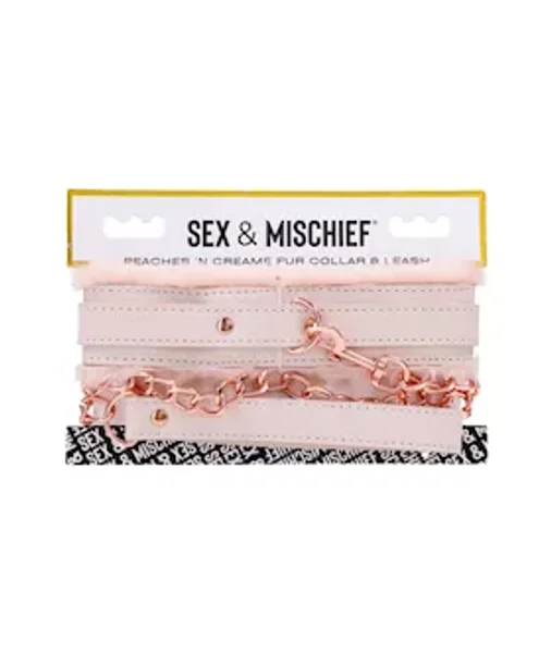 Peaches N Creame Fur Collar And Leash — image 2 of 15