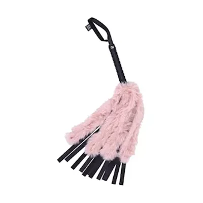 brat faux fur flogger