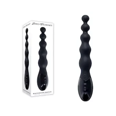 zero tolerance backdoor baton vibrating anal beads