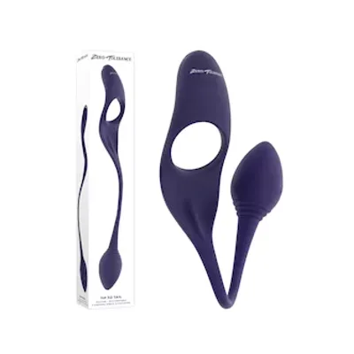 zero tolerance tip to tail vibrating butt plug with vibrating cock ring