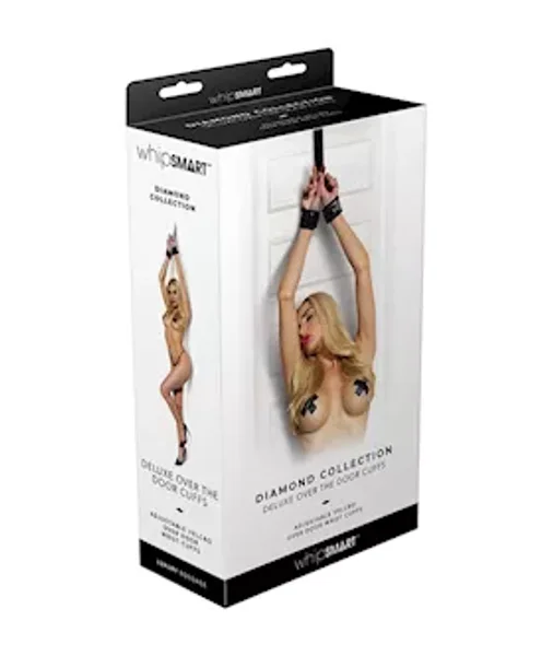 Whipsmart Diamond Over Door Cuffs Blk — image 4 of 4