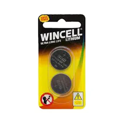 wincell lithum cr2025 batteries 2 pack