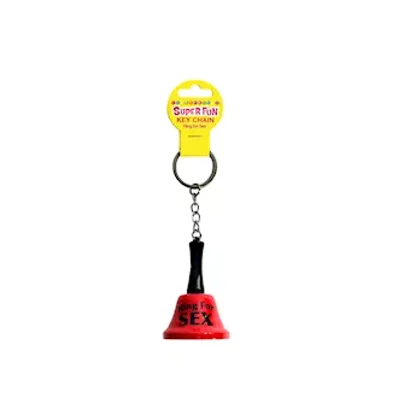 ring for sex novelty bell keychain