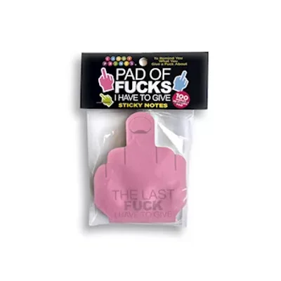 last fuck i have to give sticky notes 100 pack